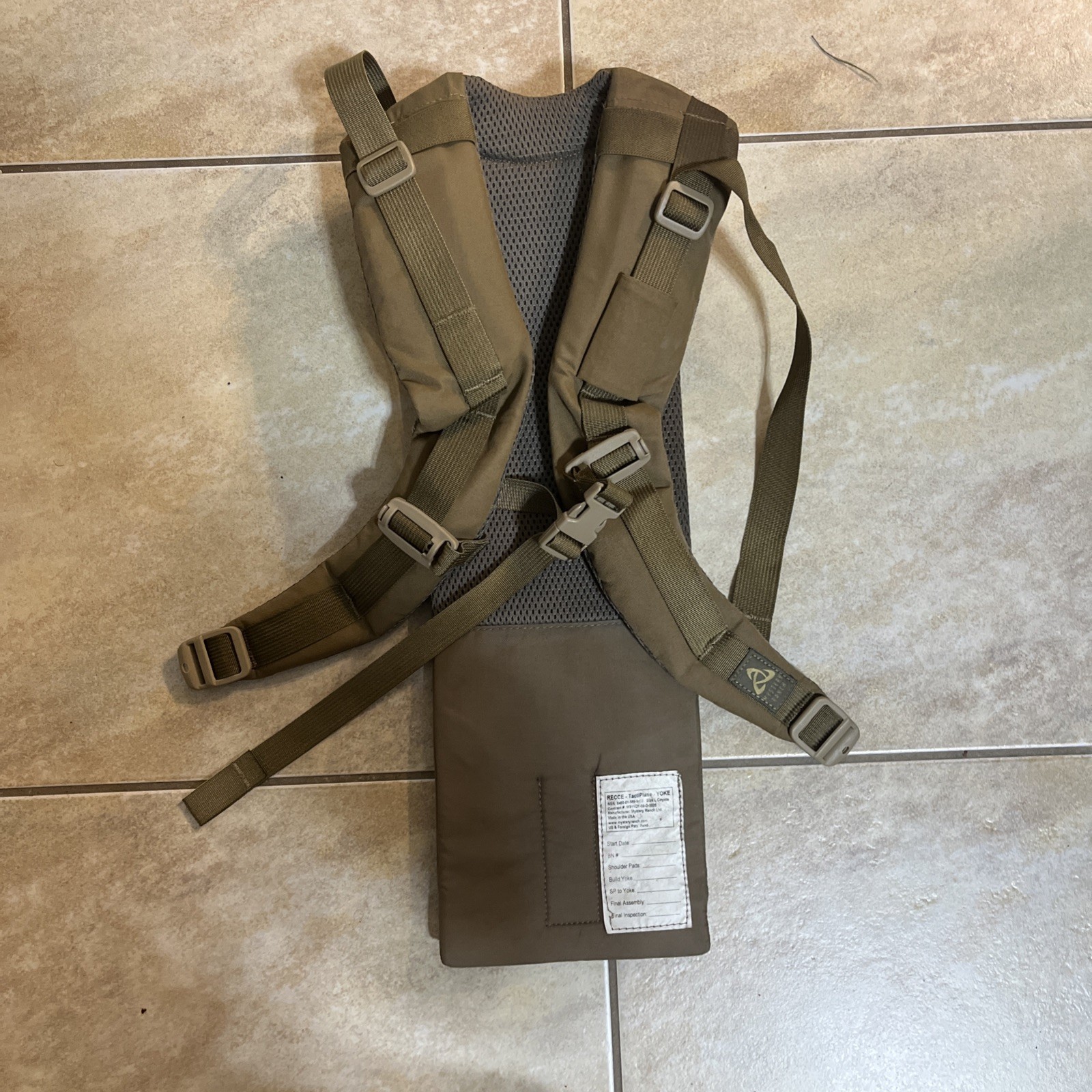 Mystery Ranch 6500 Recce Tactiplane Rucksack Replacement Shoulder Strap Large