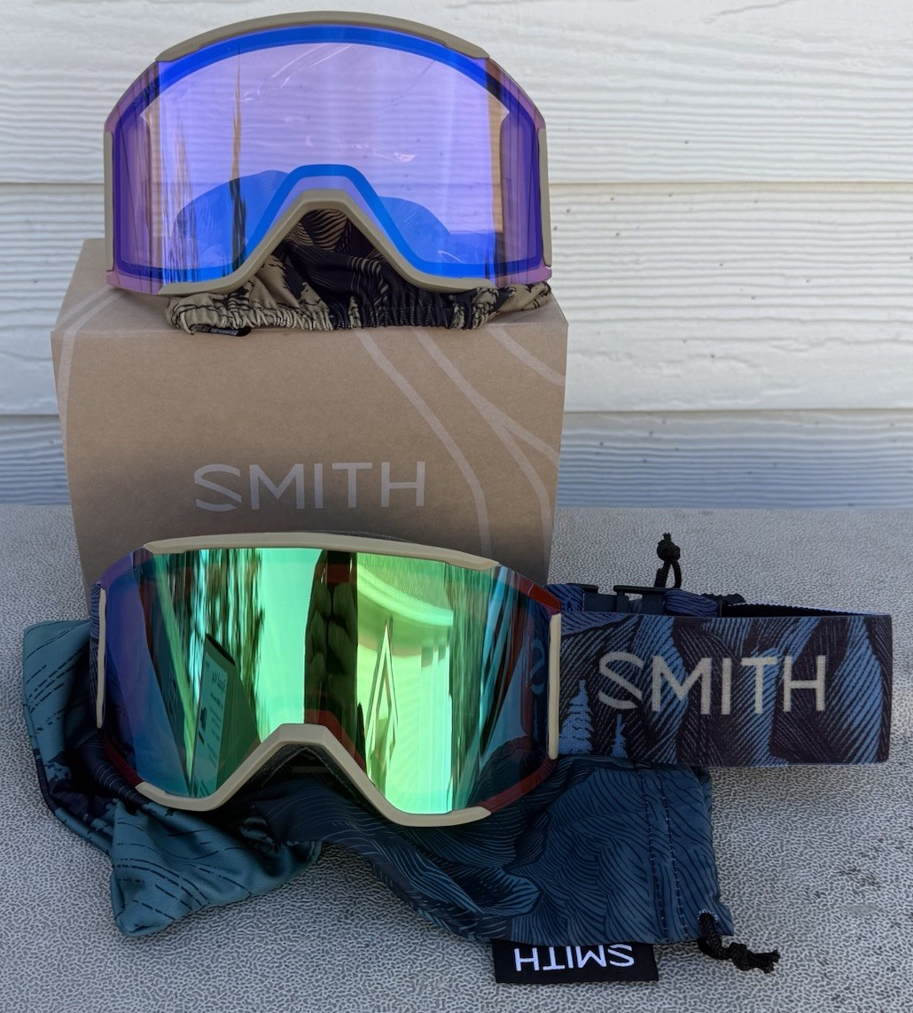 Brand New Smith Squad X High Fives MAG Goggles $245 Chromapop Everyday Green