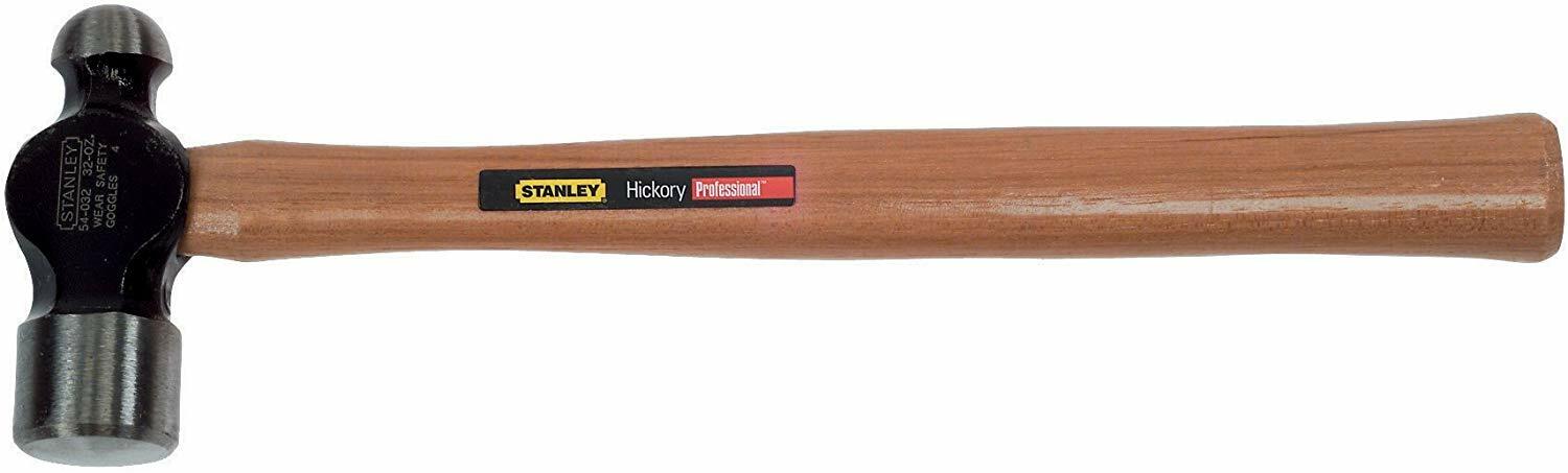 Stanley 54-048 Ball Pein Hammer 48 ounce Hickory Handle
