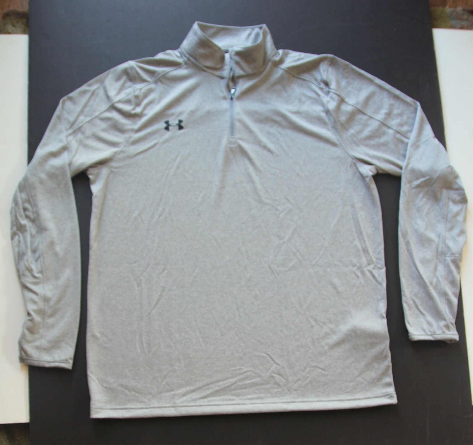Under Armour Locker Shirt 1/4 Zip   XL  XX  XXX    1293901  Gray Heather   NWT