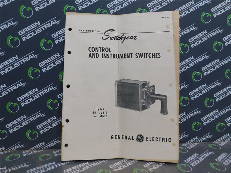 NEW General Electric 16SB1A7X2 Rotary Switch Type SB-1