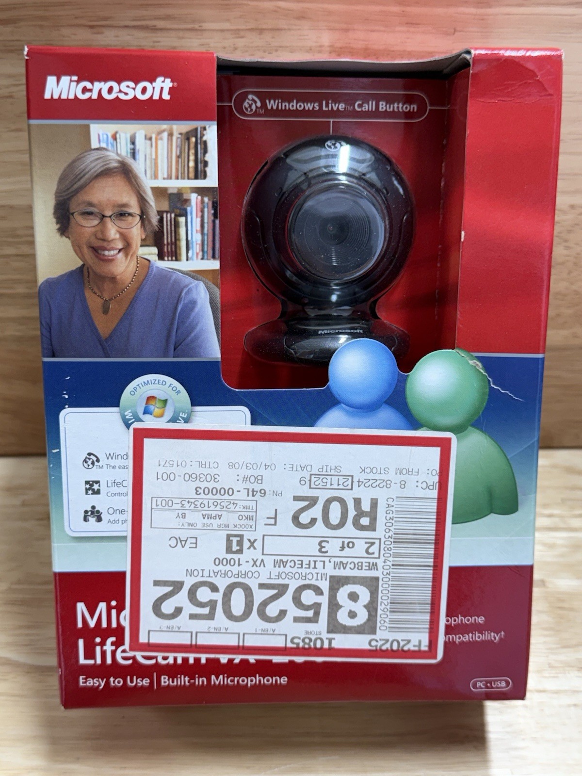 Microsoft LifeCam VX-1000 Black Webcam