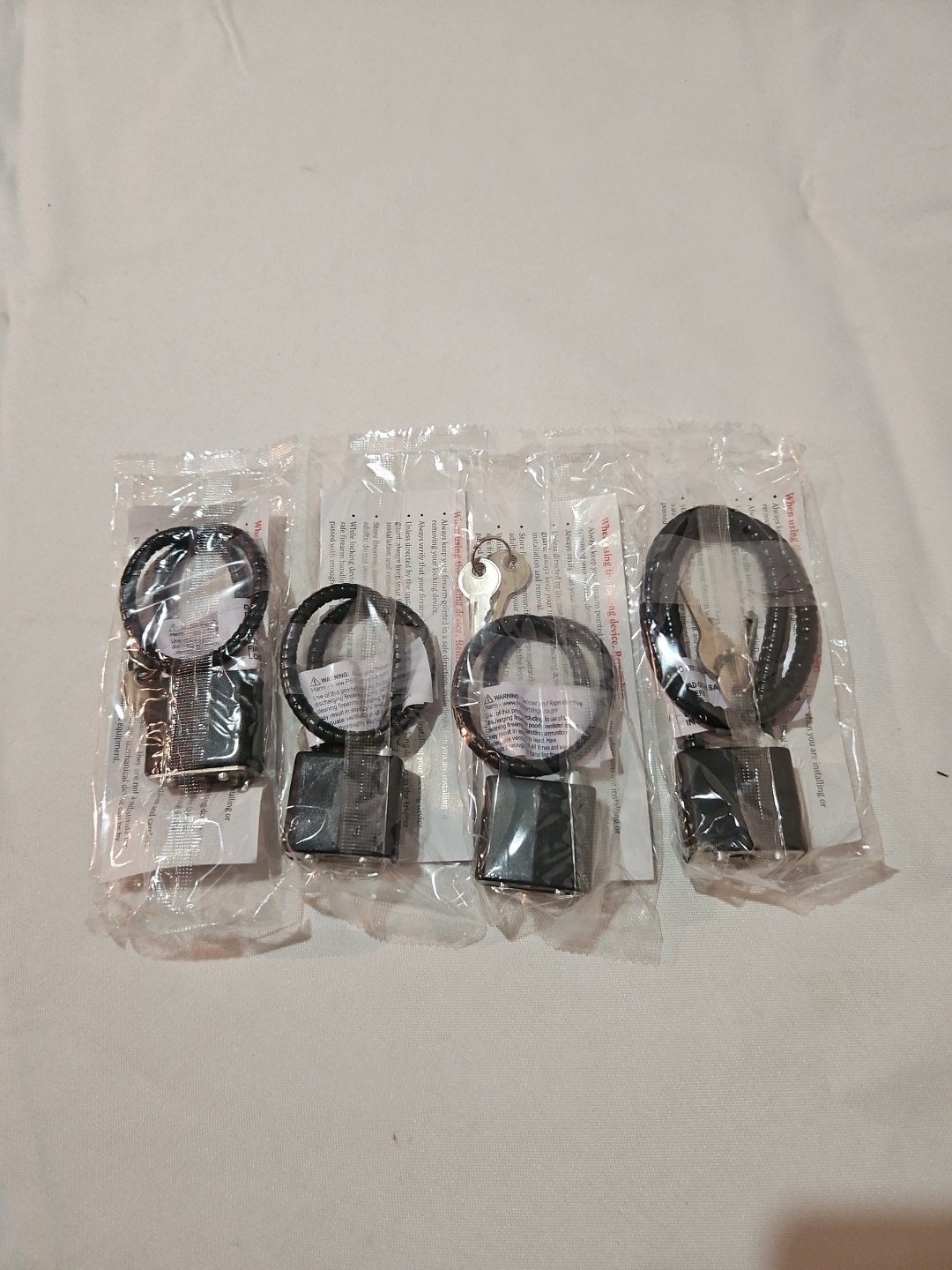 (4) Gun Lock Ruger Firearm Gun Safety Cable. New Original Package