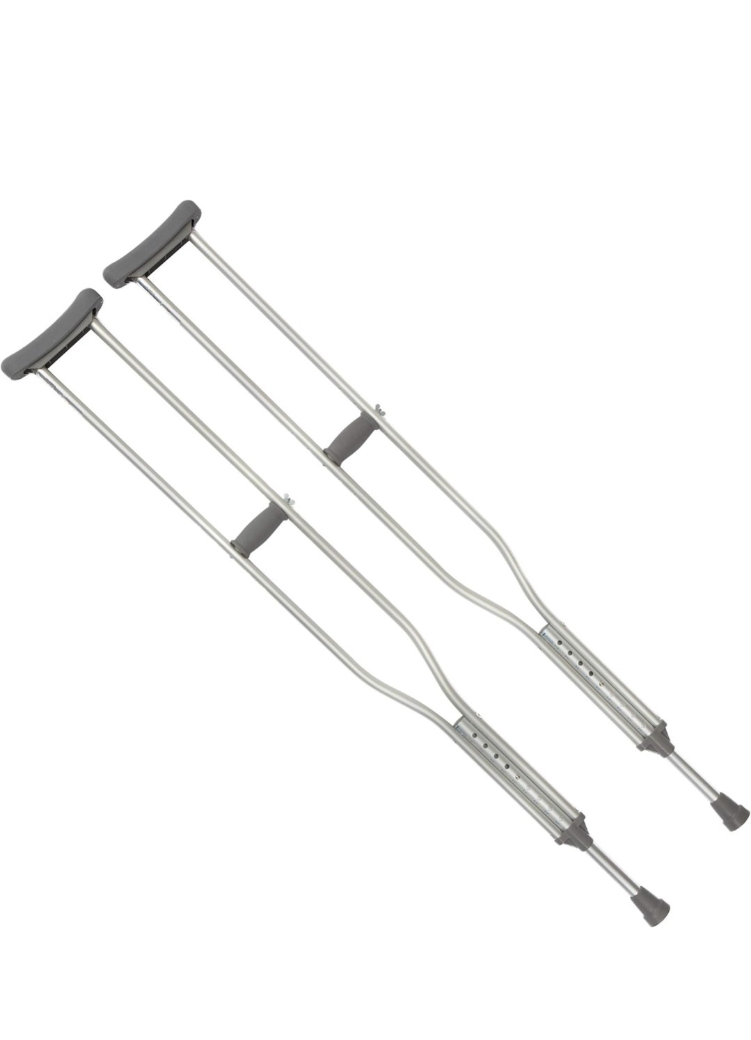 Cardinal Health Adjustable Aluminium Axillary Crutches