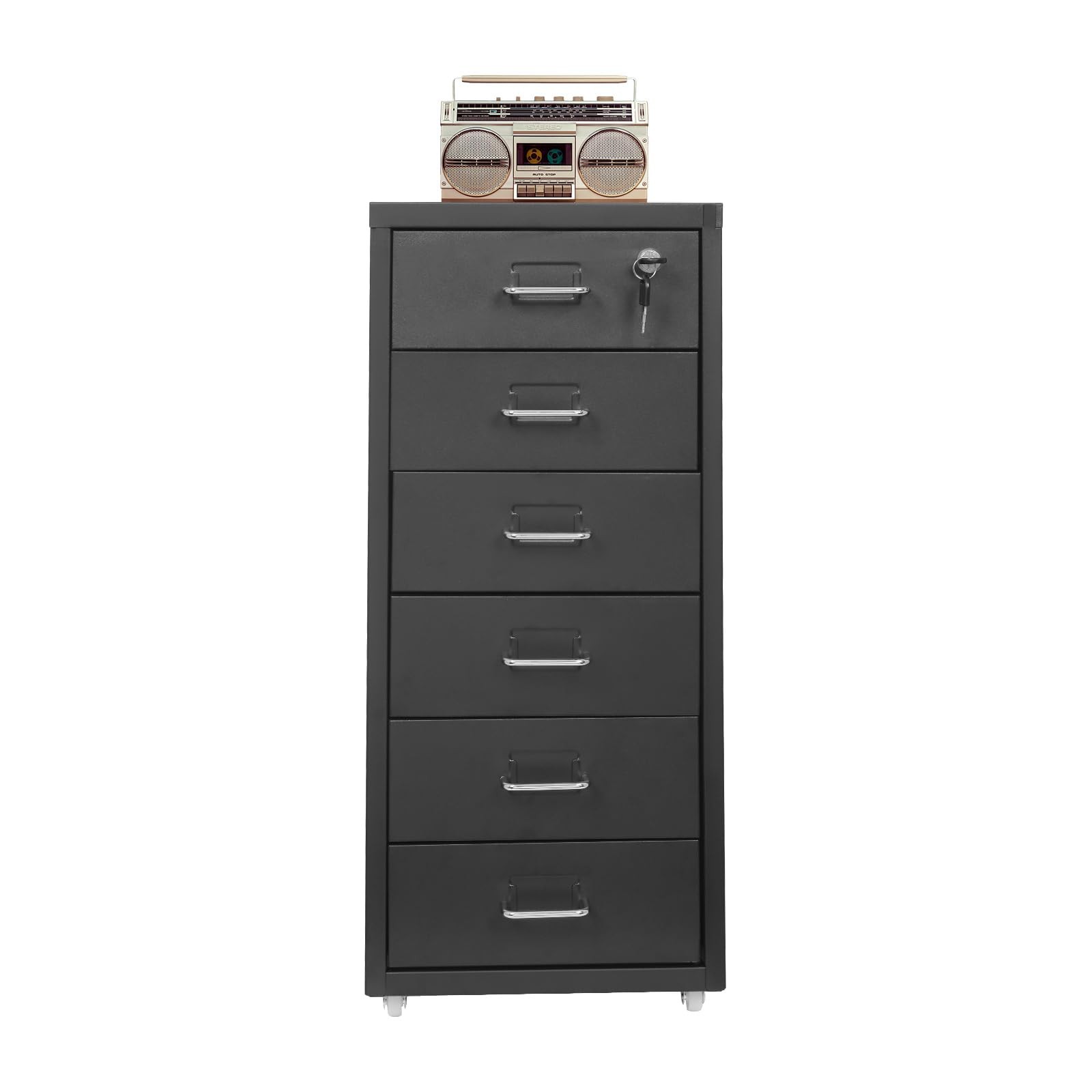 Vertical File Cabinet, Metal File Cabinet with Lock, Filing Cabinet