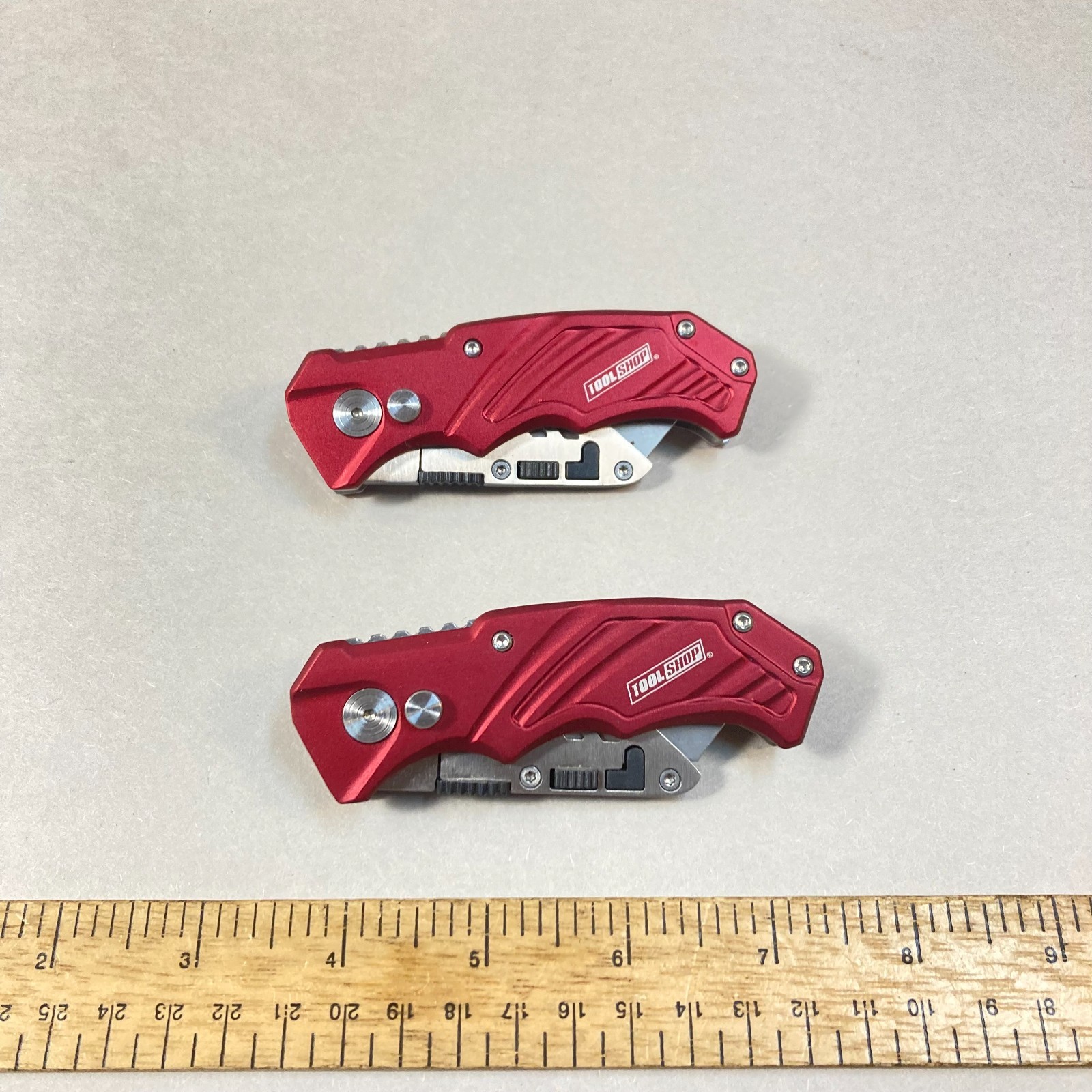 Tool Shop Folding Utility Knife Locking Adjustable
