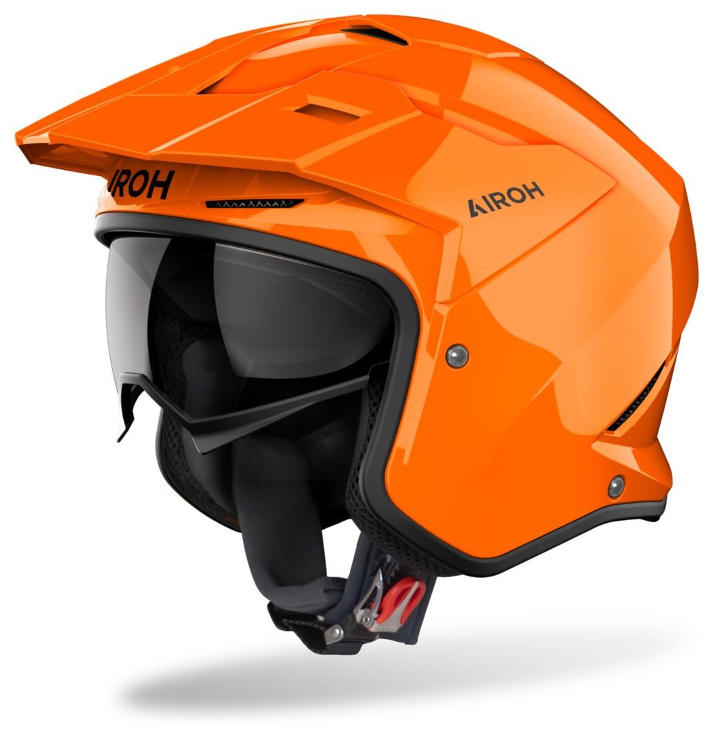 Open Face Helmet Airoh COMBACT COLOR Orange Gloss