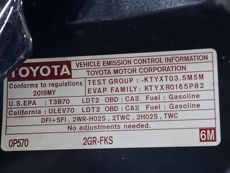 2019 Highlander Chassis Control Module Sku#3641117