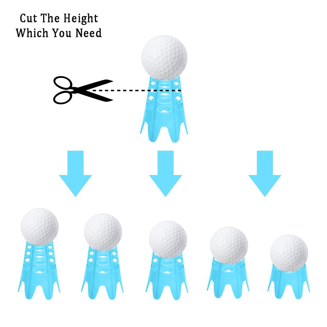 Golf Simulator Tees for Indoor & Outdoor Practice