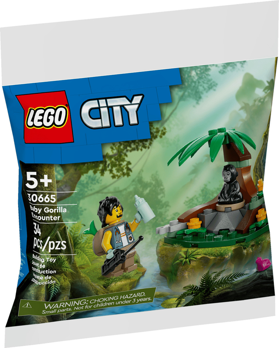 Lego City Baby Gorilla Encounter 30665 Poly Bag Retired New Factory Sealed 2024