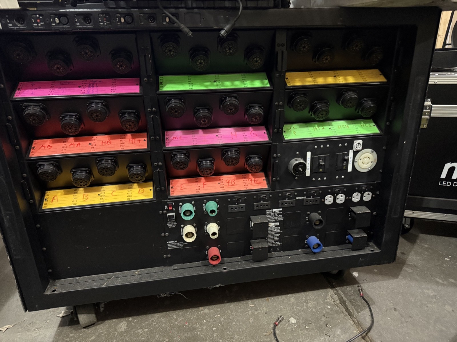 96 X 2K Dimmer Rack-  NSI Colortran Touring Dimmer Rack