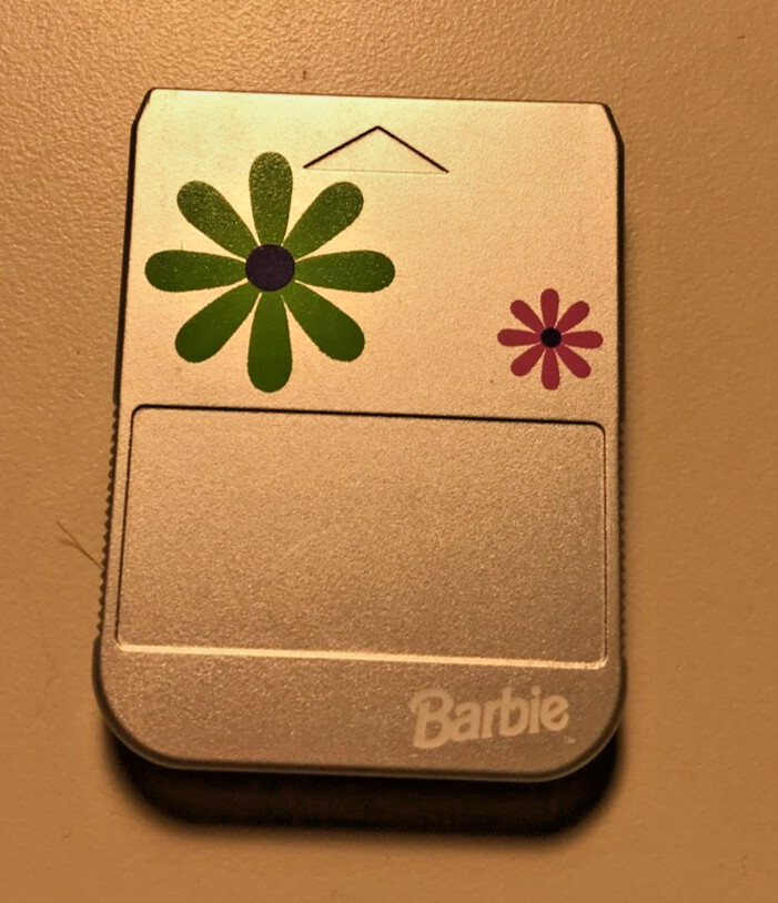 RARE! Barbie Memory Card Sony PlayStation One PS1 InterAct