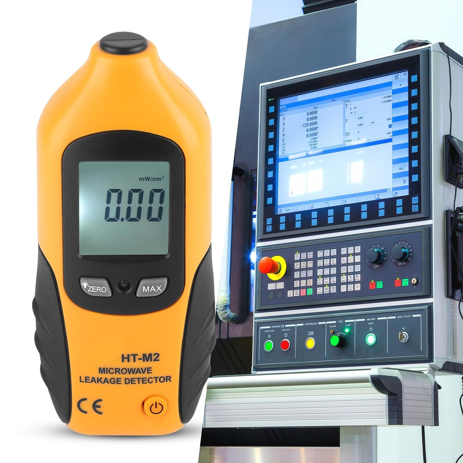 Microwave Detector, Microwave Tester, Digital LCD Display Microwave Leakage D...