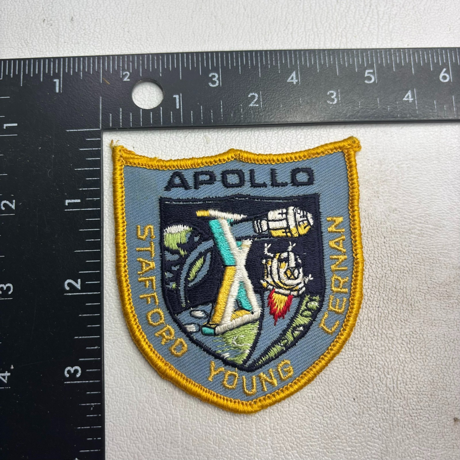 NASA Moon Lunar Mission APOLLO X APOLLO 10 Astronaut Patch 65RK