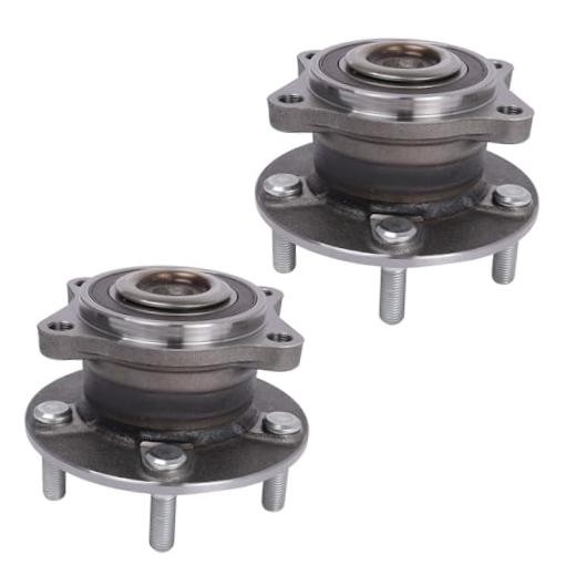 2X 512380 Wheel Bearing Hub Assembly 5-Lug with ABS FWD | Rear Driver or
