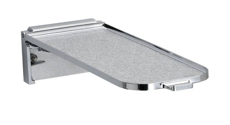 BRADLEY 790-000000 5" x 15" Fold Down Utility Shelf with Chrome Plated Finish