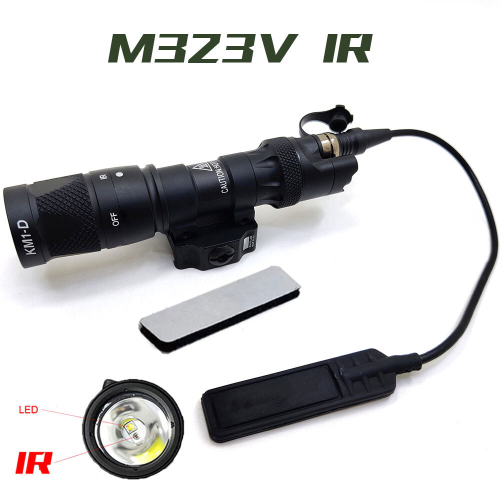 M323V IR Flashlight 500 Lumen LED White Light & IR Infrared Output Hunting Light