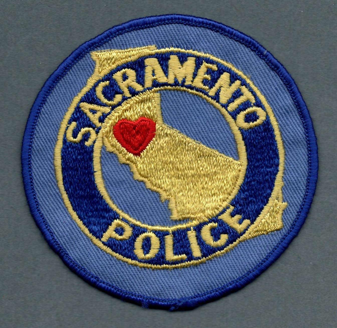Sacramento California Police Patch