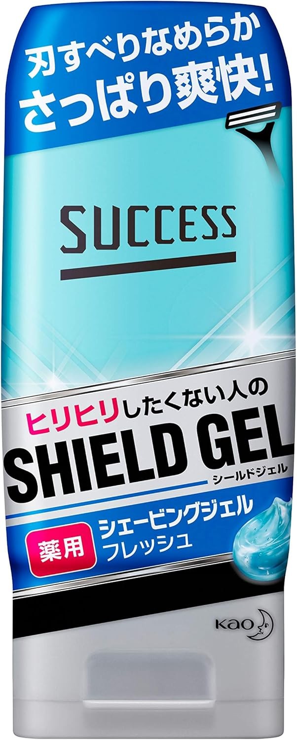 KAO Success Shaving Gel, Fresh Type, 180g Japan