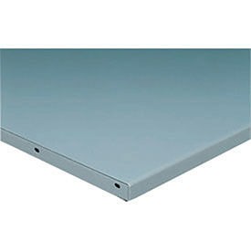 Workbench Top - Steel Square Edge 12 Gauge Steel Gray 60" W x 36" D x 1-3/4"