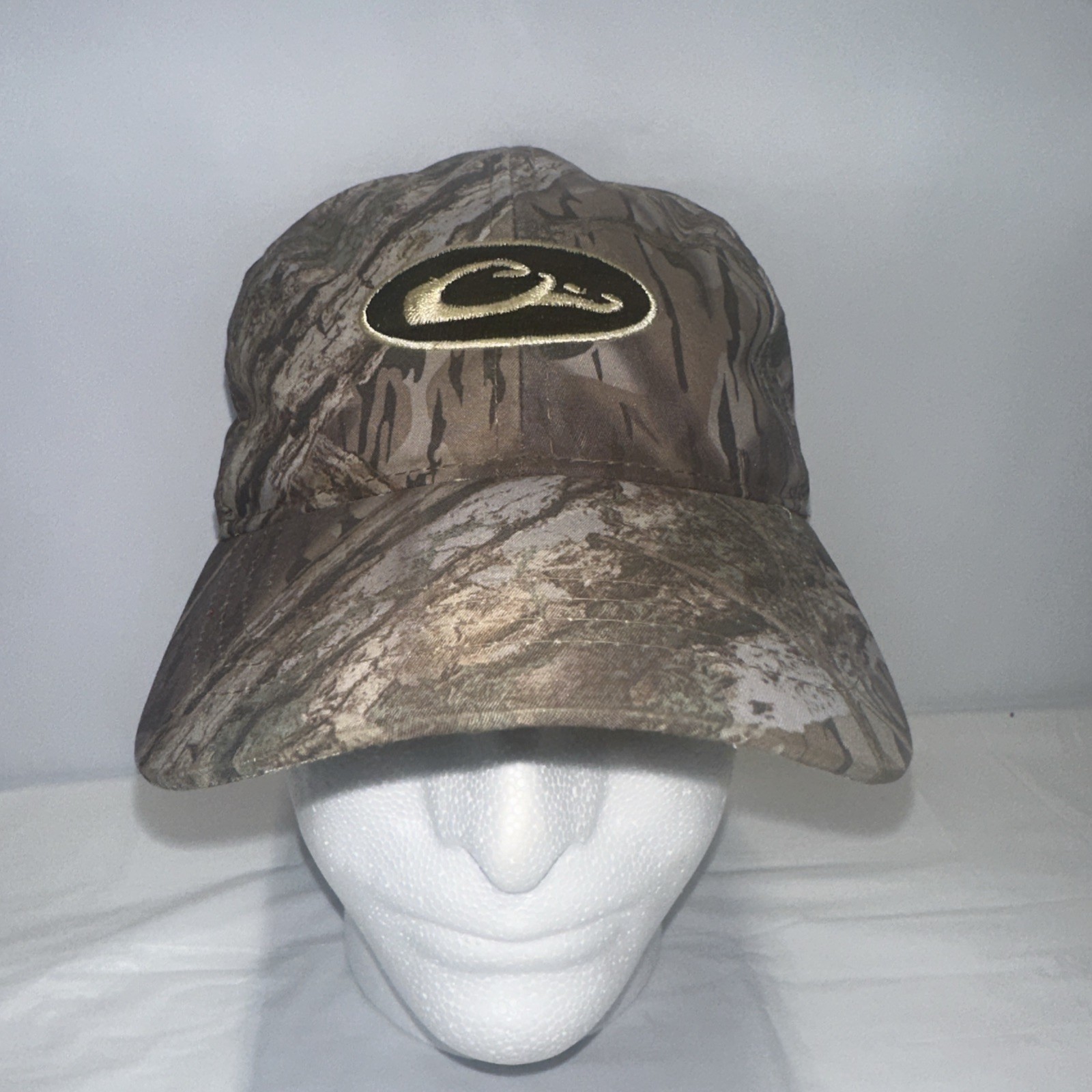 Drake Waterfowl Waterproof Mossy Oak Camo Hunting Adjustable Back Hat Cap