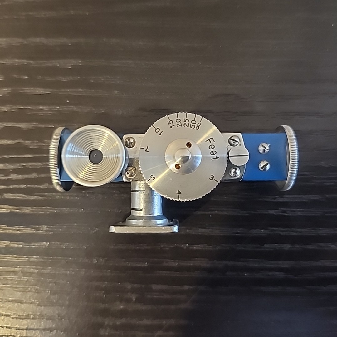 Vintage Compact Mounted Camera Rangefinder Blue