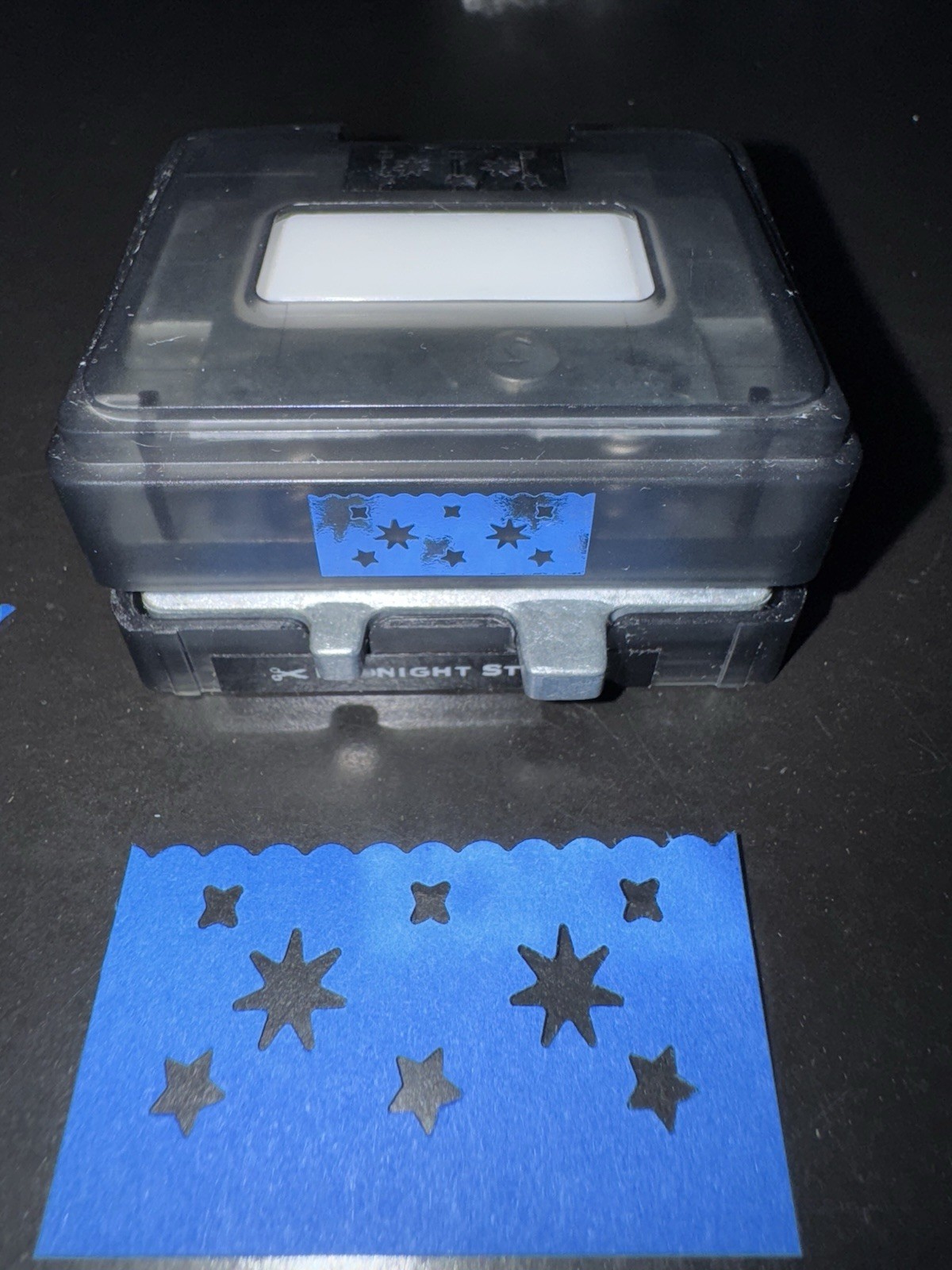 Creative Memories MIDNIGHT STAR Border Maker Cartridge Punch - NLA No box