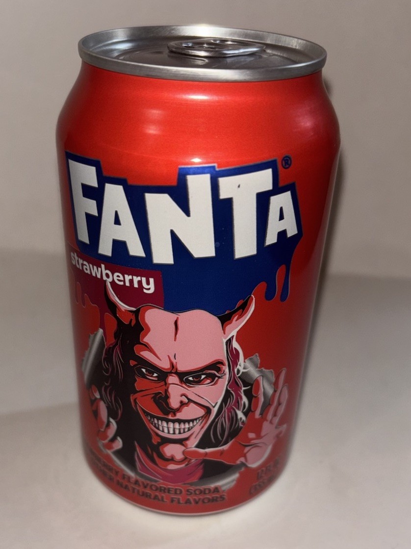 2025 Horror Limited Edition Strawberry Fanta The Grabber Flavored Soda 12oz Can
