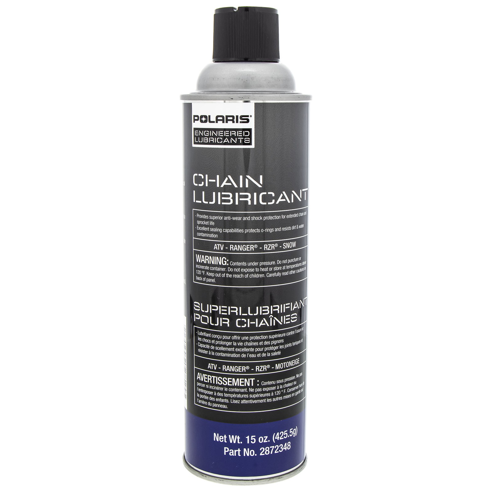 Polaris 2872348 15 oz. Aerosol Chain/Sprocket Lubricant Ranger RZR General ATV