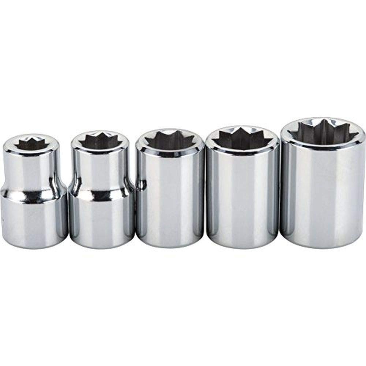 3/8" Drive 5 Piece Socket Set- 8 Point