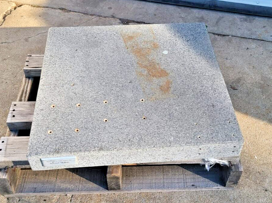 Granite Table Surface Inspection Plate 24 x 24 x 3