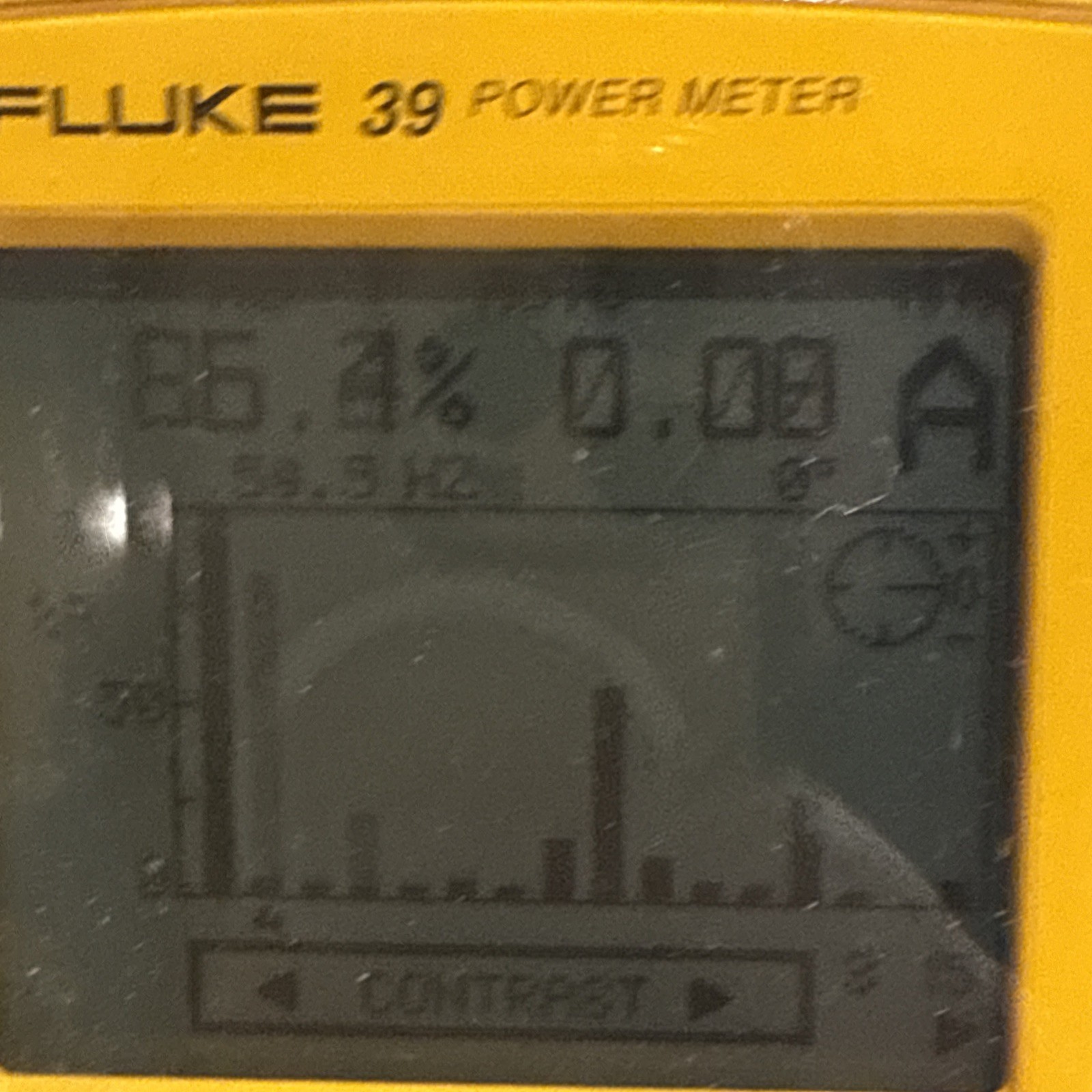 Fluke 39 Power Meter Harmonics Analyzer Powers On Untested No Leads Clamps
