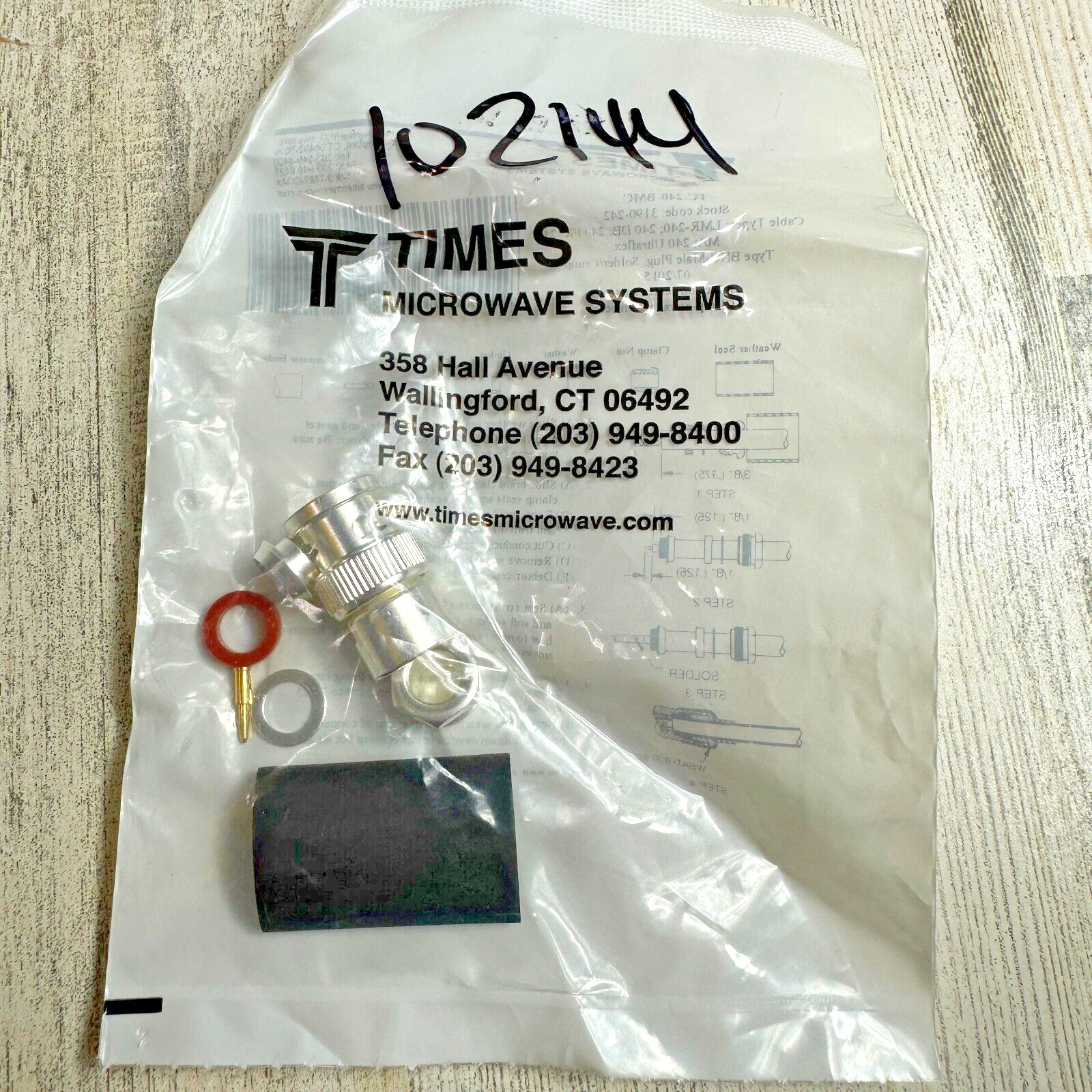 Times Microwave Systems TC-240-BMC BNC/M for 1/4" LMR-240