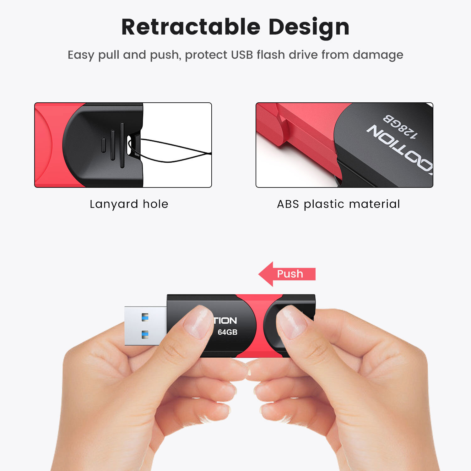 2x 64GB USB3.0 Flash Drive Memory Sticks Thumb Pen Drive Zip Drive High Speed