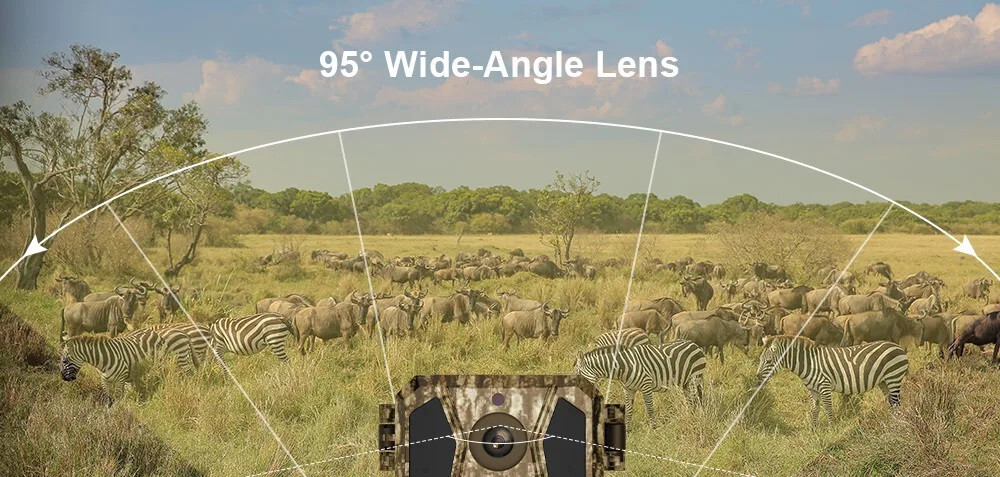 4G High-Resolution Hunting Trail Camera with Night Vision and Motion Detection