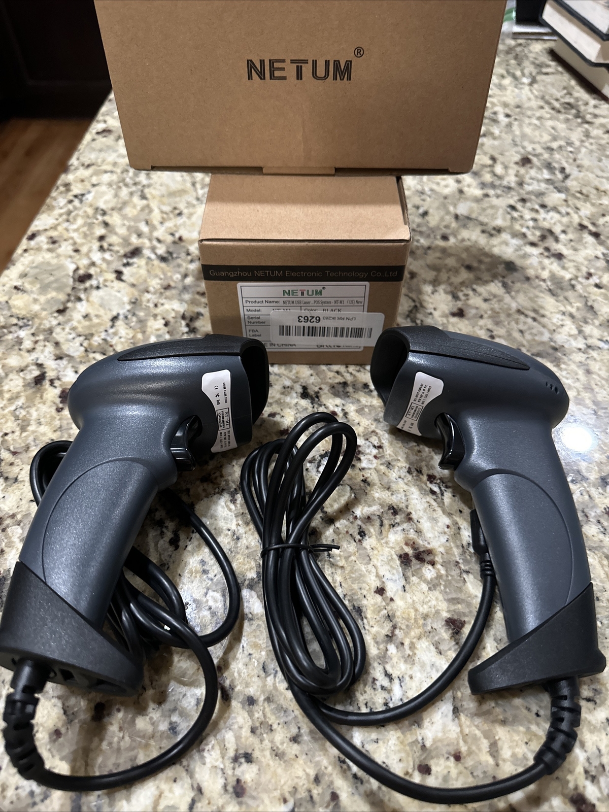 (LOT OF 2) NETUM Wired USB Barcode Scanner NT-M1 New In Box  POS System Y