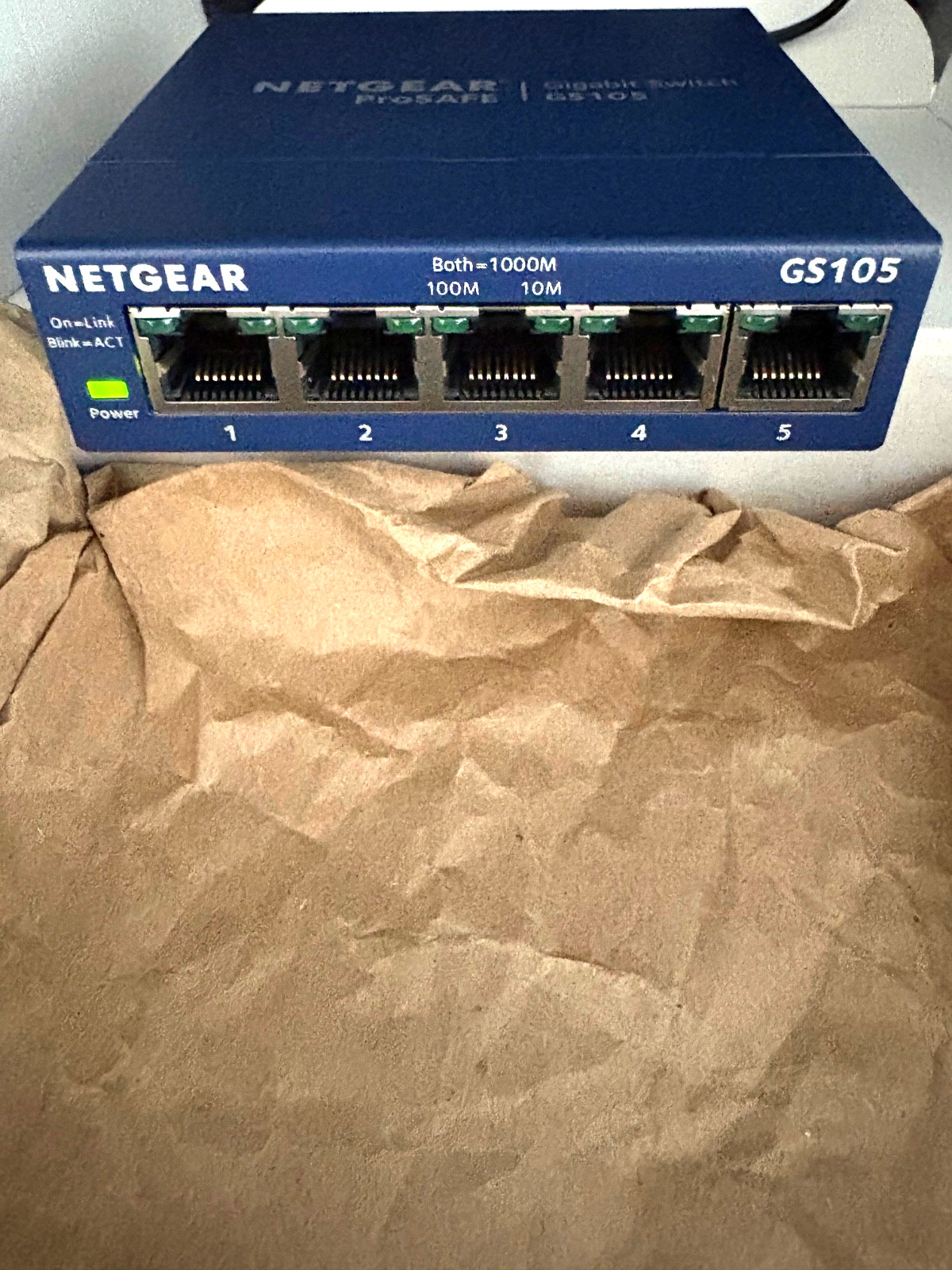 Netgear ProSafe GS105 Gigabit Switch Model GS105V5  Tested / Works