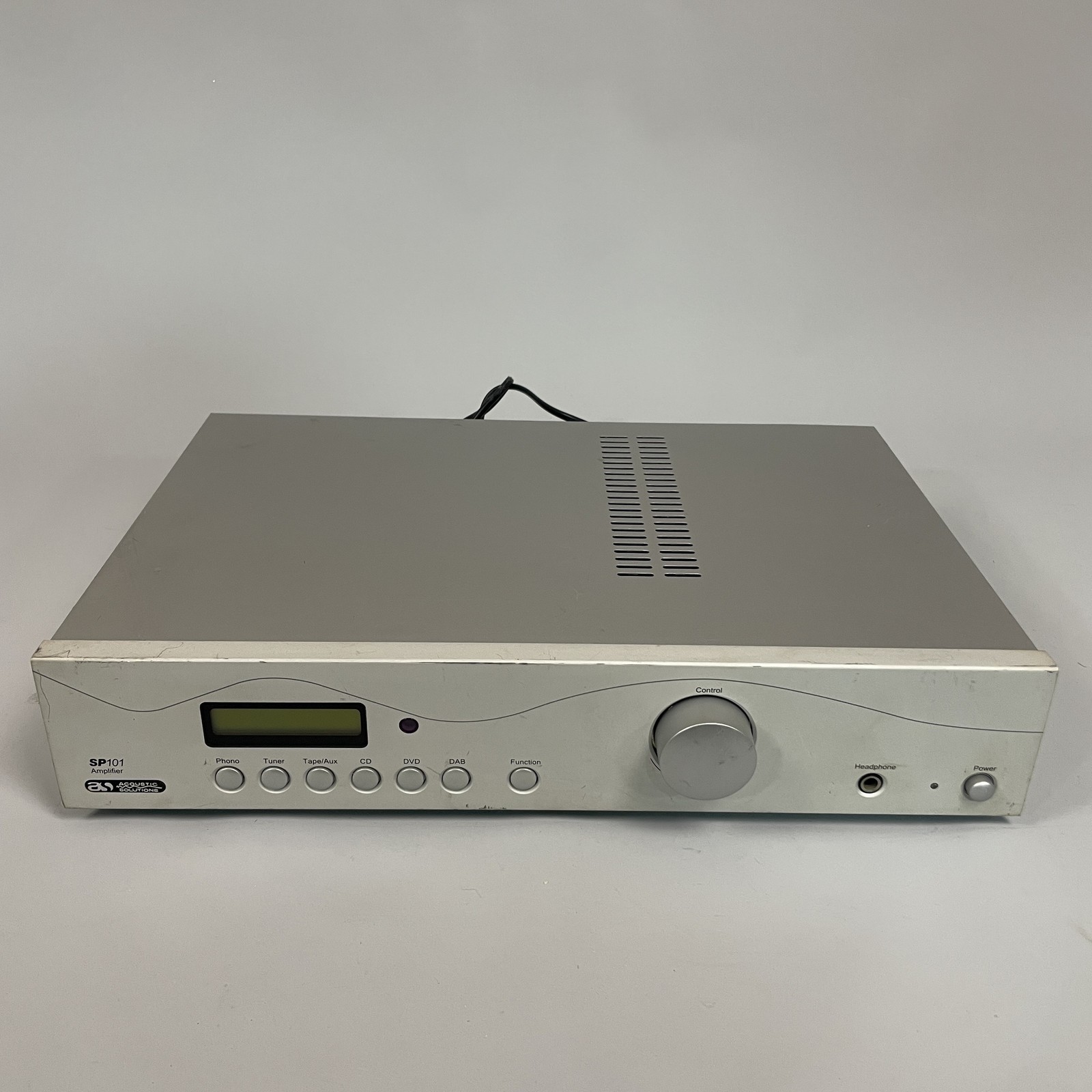 Acoustic Solutions SP101 Integrated Amplifier Amp Silver Audio Hifi Separate