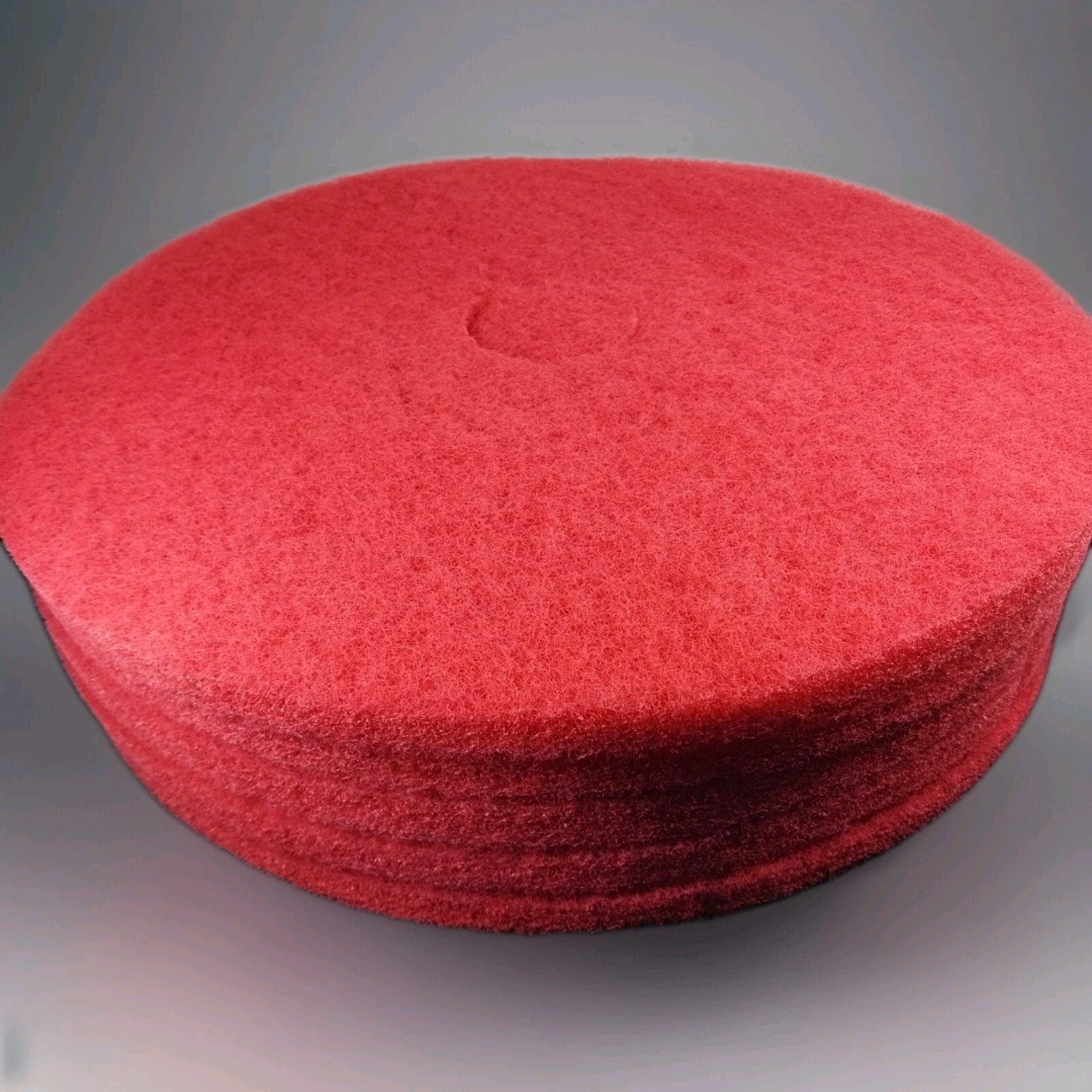 Powr-Flite Floor Pads, 20" Diameter, Red, 5/Carton Free Shipping