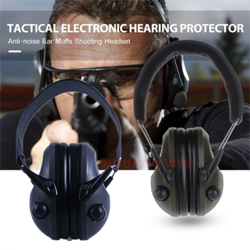 Electronic Hearing Protector Noise Canceling Ear Muffs Shooting Tactical Headset