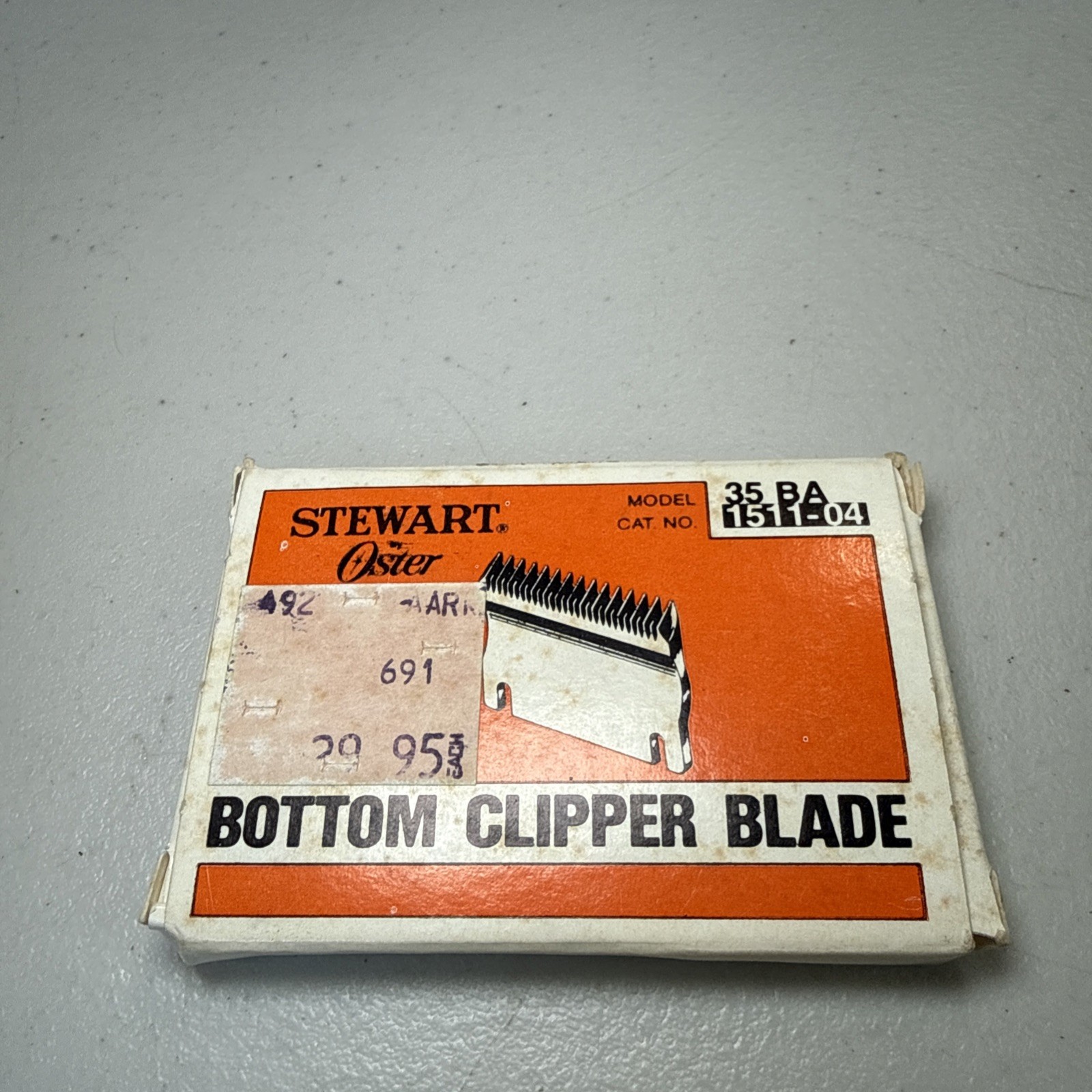 STEWART BY OSTER 35BA PLUCKING BOTTOM BLADE IN BOX
