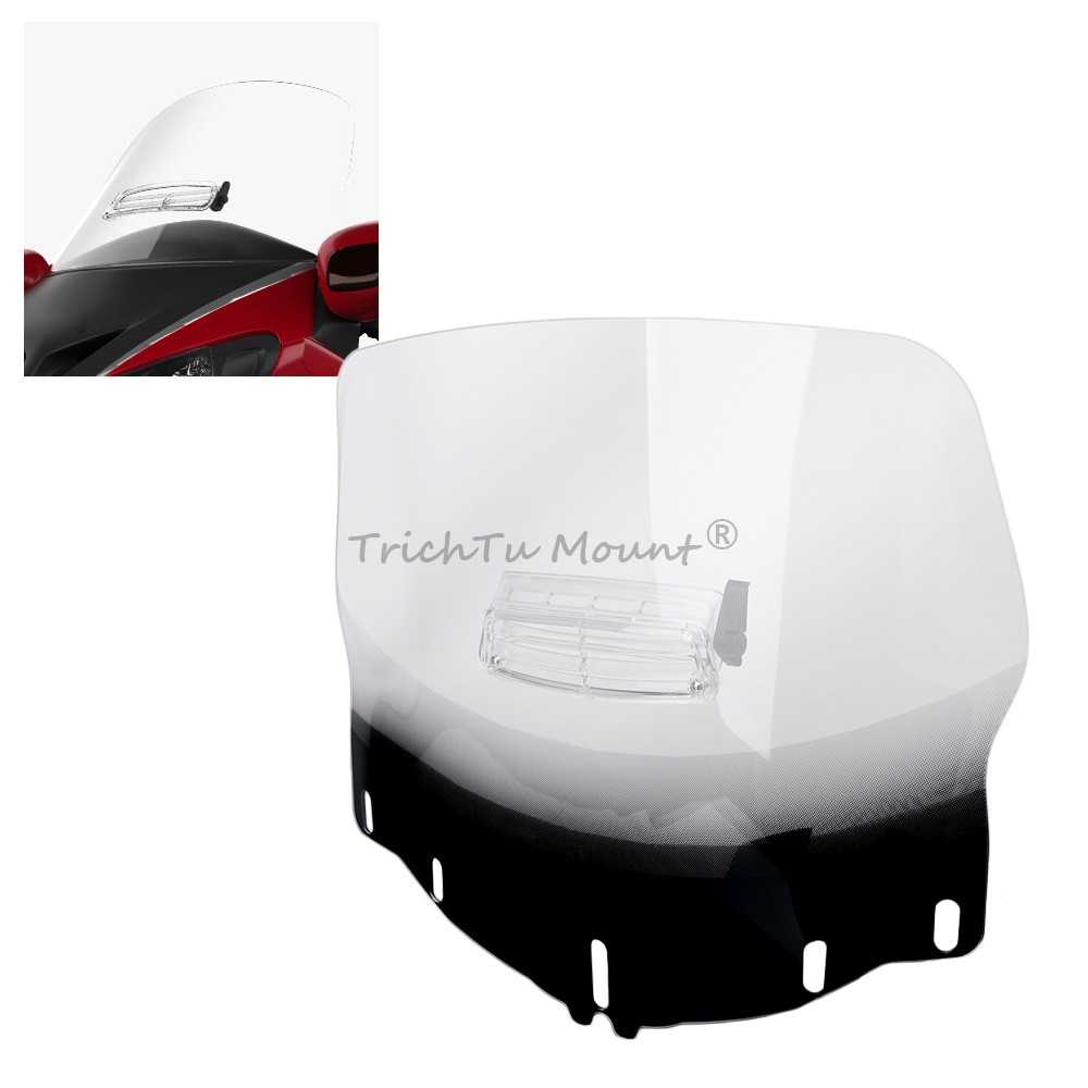 Clear Windscreen Windshield w/Air Flow Vent For Honda Gold Wing Comfort GL1800A