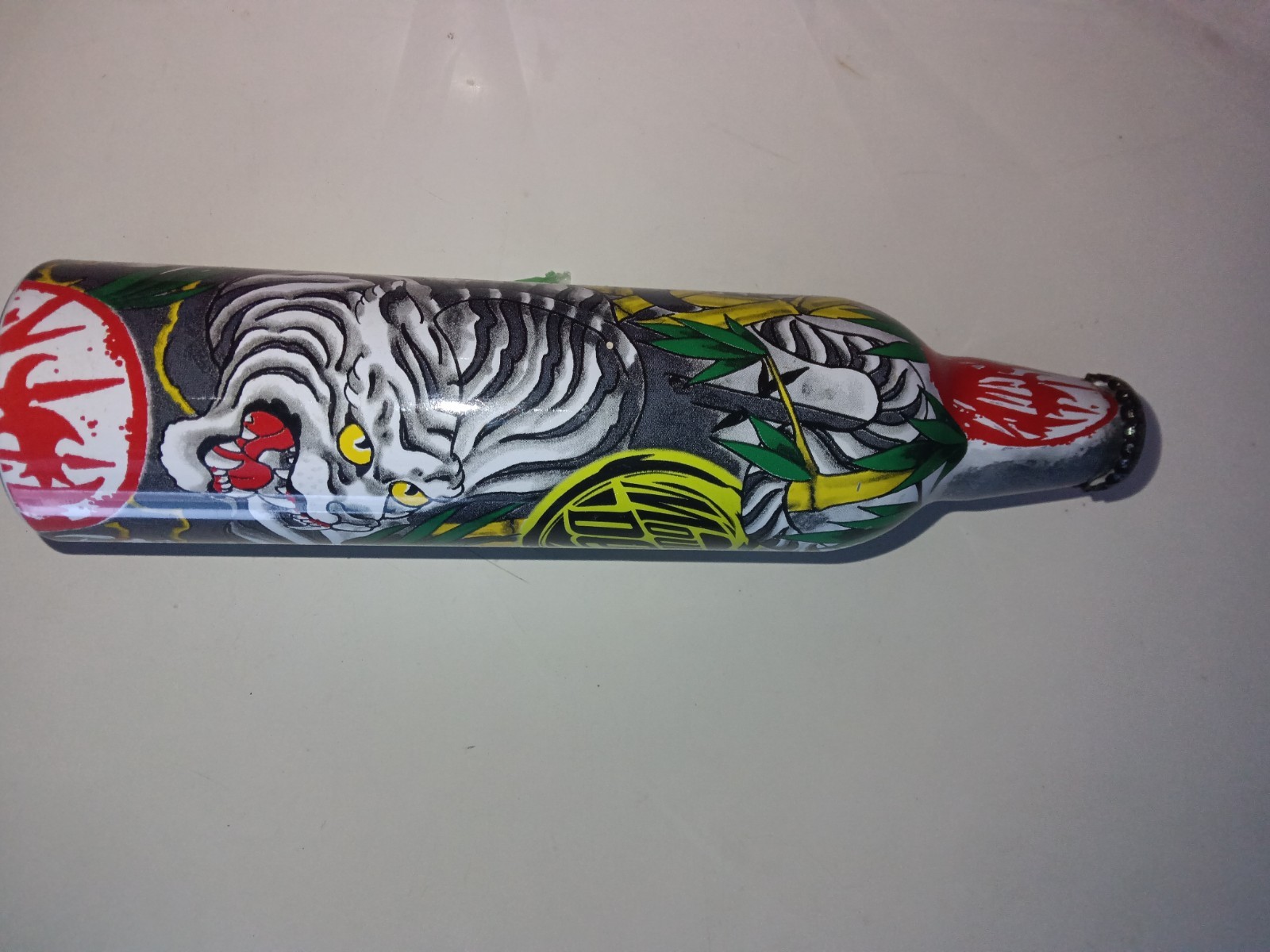 2008 Mountain Dew Green Lable Art Aluminum Bottle Full