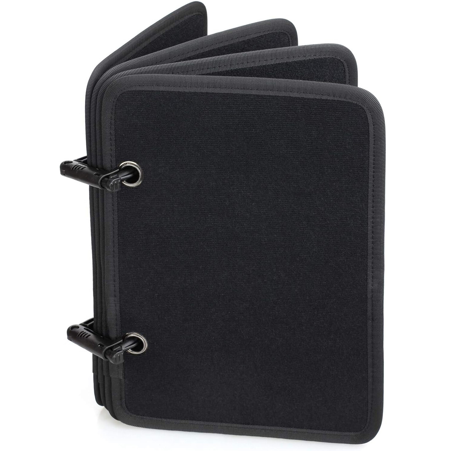 Patch Booklet Organizer Flip Page Patch Book Panel Board & Removable Ring Binder