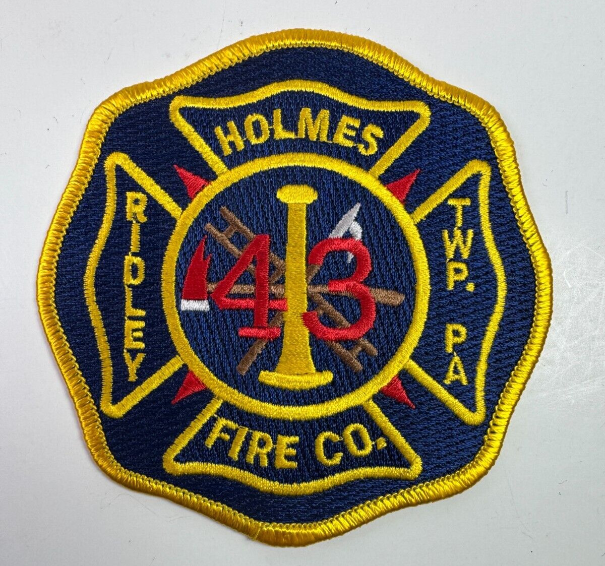 Holmes Fire 43 Ridley Township Pennsylvania Delaware County Patch Q2