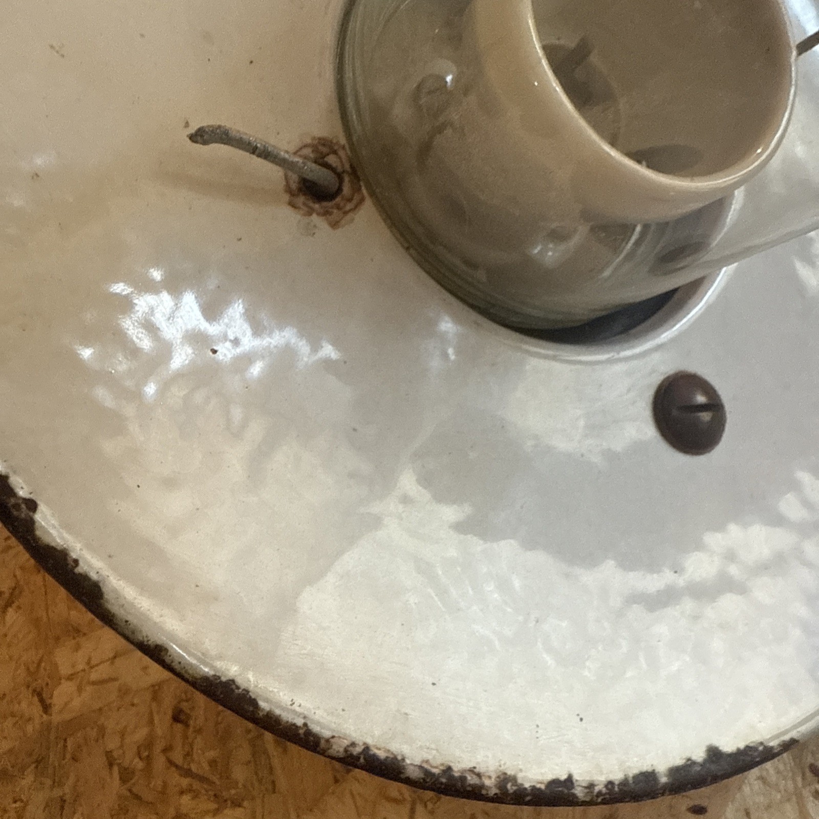 Vintage Industrial Simplex small hanging light pendant RF57