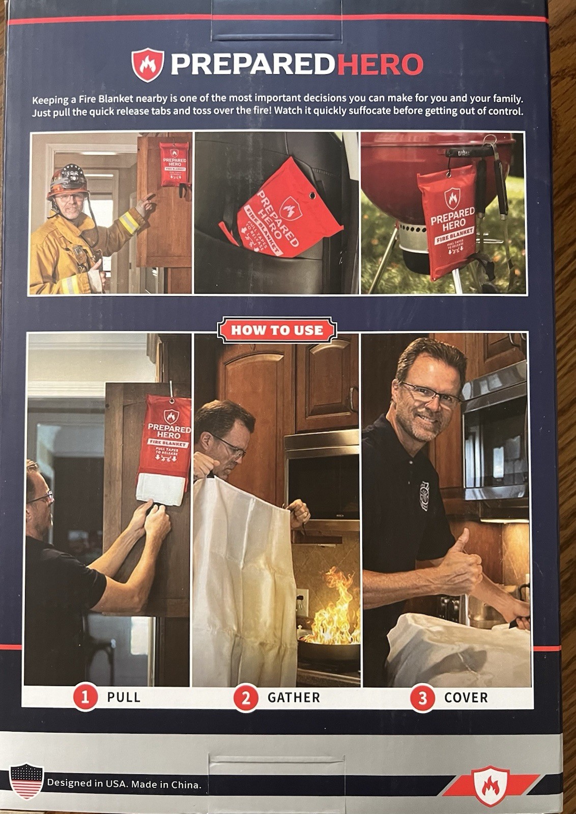Fire Blanket 3-Pack
