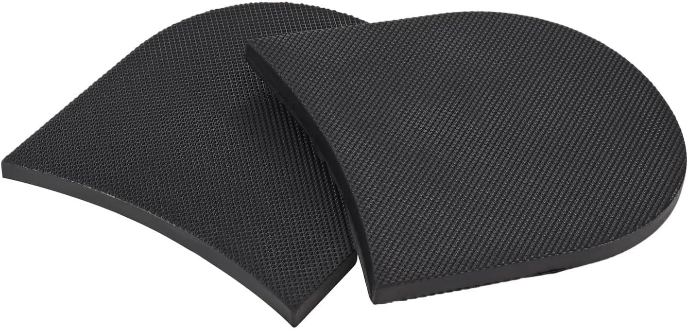 Anti-Slip Shoe Heel Pads- 6.5 mm Rubber Repair Replacements for Boots Men Women