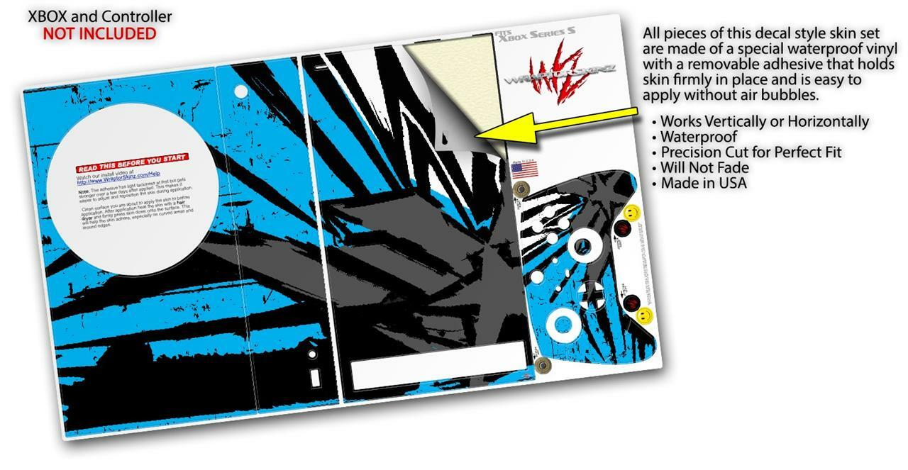 Skins XBOX Series S Console Controller Baja 0040 Blue Medium