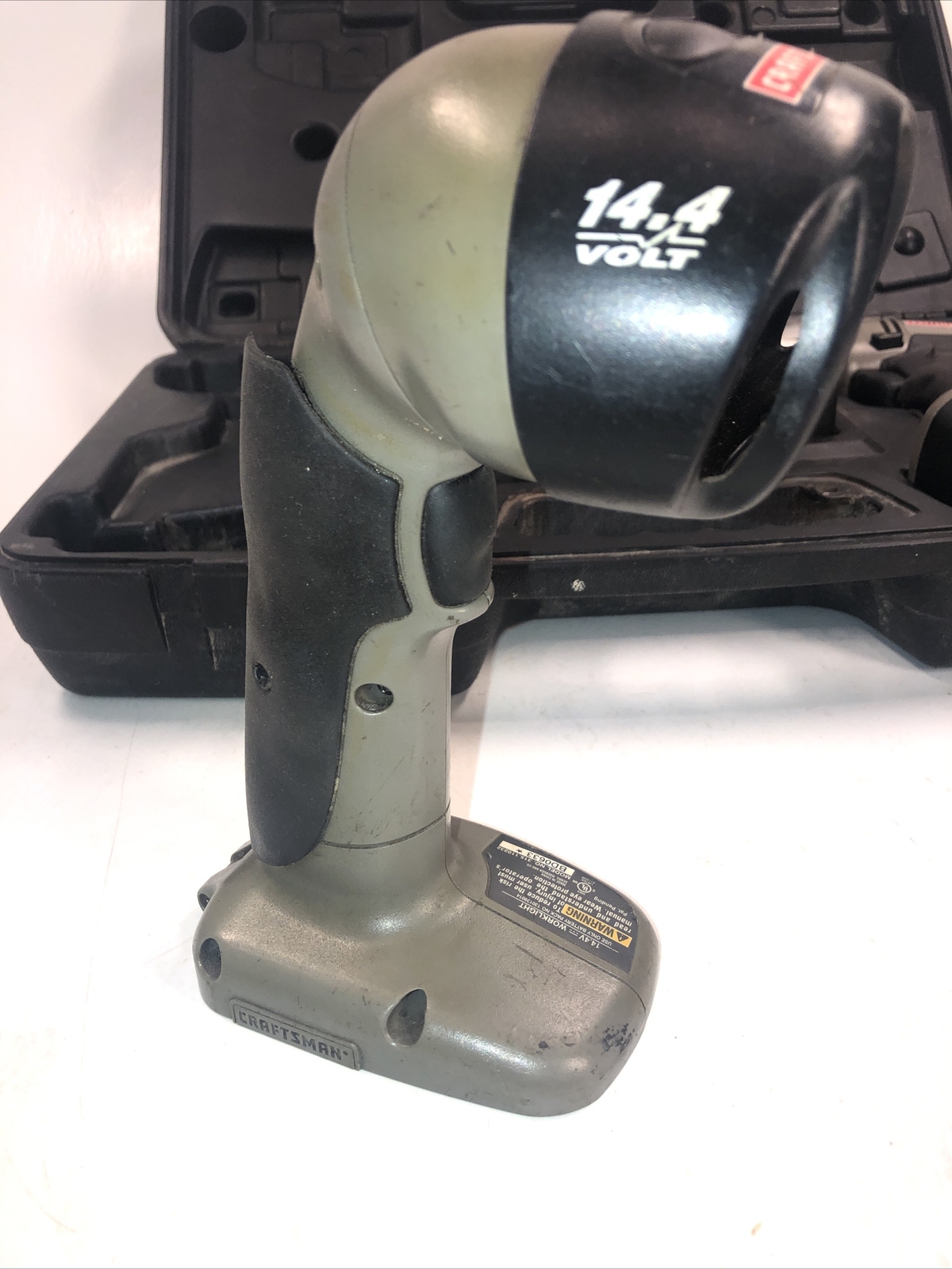Craftsman 14.4 Volt Drill & Flashlight Set with Battery and Case